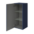 GoodHome Bathroom Wall Cabinet Imandra 40 x 90 x 36 cm, matt dark blue