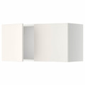 METOD Wall cabinet with 2 doors, white/Veddinge white, 80x40 cm