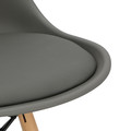 Dining Chair Norden DSW PP, dark grey