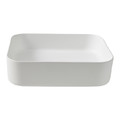 GoodHome Counter-mounted Counter Top Basin Tekapo, white