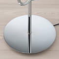 SIMRISHAMN Floor lamp, chrome-plated/opal white glass