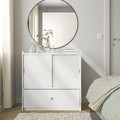 BRUKSVARA Storage unit, white, 80x81 cm