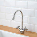 EDSVIK Dual-control kitchen mixer tap, chrome-plated