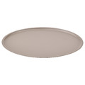 LINDRANDE Candle dish, dark grey-beige, 22 cm