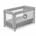 Lionelo Travel Cot Stefi Grey Concrete Multicolor 0+