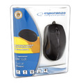 Esperanza Wired Optical Mouse SIRIUS EM102K USB, black