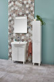 Deftrans Cabinet with Wash-Basin Sat 60 cm, white