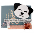 School Set Dog - Notepad, Notebook, Ruler, Pencil, Eraser, Sharpener