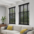 Venetian Blind 120 x 220 cm 50 mm, black