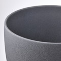 PERSILLADE Plant pot, dark grey, 32 cm