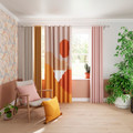 GoodHome Curtain Viley 140x260 cm, mustard