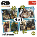 Trefl Children's Puzzle 4in1 Madalorian Star Wars 4+