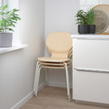 SIGTRYGG Chair, birch/Sefast white