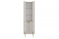 Display Cabinet Malmi 60 cm, cashmere, crema bianca, gold legs