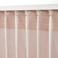 SILVERLÖNN Sheer curtains, 1 pair, pink, 145x300 cm