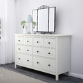 HEMNES Chest of 8 drawers, white stain, 160x96 cm