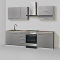 Kitchen Furniture Set Como 2 m, grey/patina