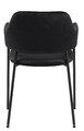 Chair with Armrests Lima, black