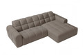 Corner Sofa Aleria Mini, right, grey-brown