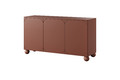 Cabinet Sonatia II 150 cm, with 2 internal drawers, burgundy