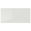 RINGHULT Drawer front, high-gloss light grey, 40x20 cm