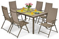 Large Outdoor Furniture Set Modena, brown