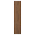 TISTORP Door, brown walnut effect, 40x200 cm