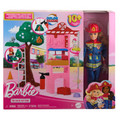 Barbie Firefighter Playset With Blonde Fashion Doll HRG55 3+