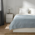 SKÄRMLILJA Bedspread, light blue, 230x250 cm