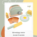 Joueco Wooden Toaster Playset with Accessories 3+