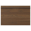 STENSTA Drawer front, dark brown ash veneer, 60x40 cm