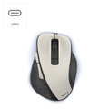 Hama Wireless Mouse MW-500, creamy white