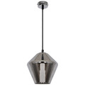 GoodHome Pendant Lamp Flachee E27, chrome