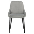 Upholstered Chair Floyd Velvet, grey