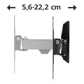 TV Wall Mount 19-48" 25kg 118100, black