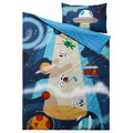 AFTONSPARV Duvet cover and pillowcase, space/blue, 150x200/50x60 cm