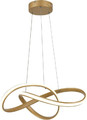 Pendant Lamp Hannah 1 x 36 W, matt gold