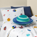 AFTONSPARV Cushion, planet shaped/blue