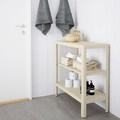 KOLBJÖRN Shelf unit, indoor/outdoor, beige, 80x81 cm