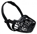 Trixie Plastic Muzzle Size 5 M-L, black