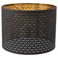 NYMÖ Lamp shade, black/brass colour, 44 cm