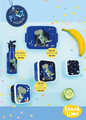 Pret Snack Box Set Lunch Box 3in1 Dino Navy