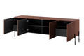 TV Cabinet with Drawers Sonatia 200, burgundy