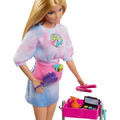 Barbie Malibu Stylist Doll & 14 Accessories Playset HNK95 3+