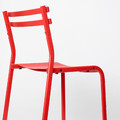 GENESÖN Chair, metal/red