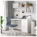 LÅNGFJÄLL Office chair, Gunnared blue/white, 68x68 cm
