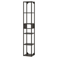 ENHET Wall storage combination, anthracite, 30x30x180 cm