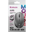 Defender Optical Wireless Mouse Silent Click Auris MB-027, grey