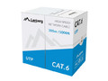 Lanberg LAN Cable UTP Solid Cable Cat.6 CCA 305m, grey