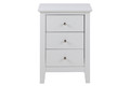 Nightstand Bedside Table Linnea I, white